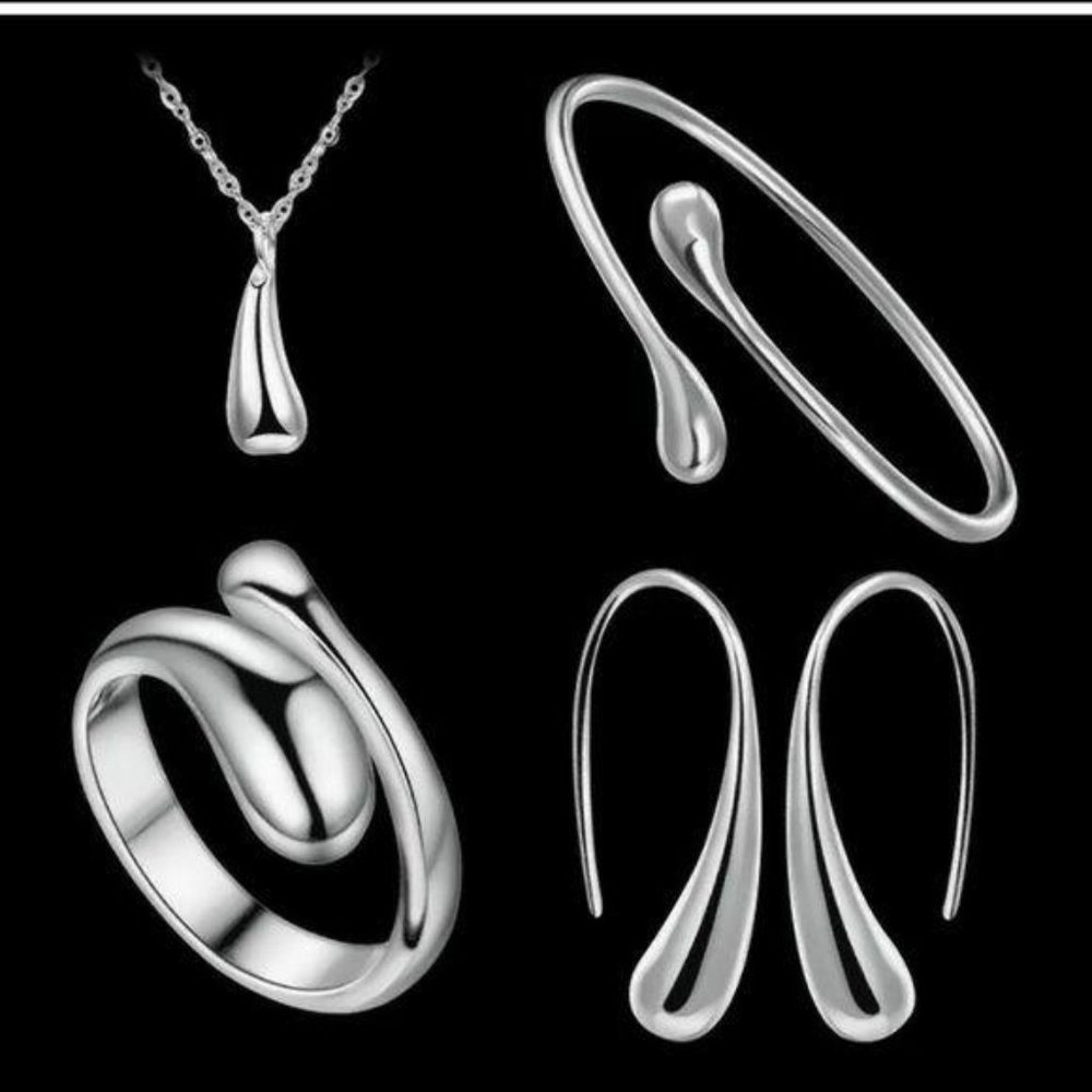 🌟 Drop Sterling Silver set - Picture 3 of 4